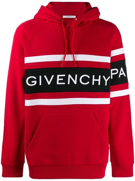 givenchy sweatshirt with contrasting stripes|GIVENCHY hoodie with contrasting stripes .